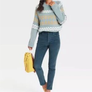 LOFT Modern Skinny Corduroy Velvet Pants